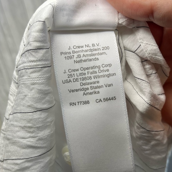 NWT Madewell Ruffled Button-Up Top White Women’s Large - Picture 12 of 12